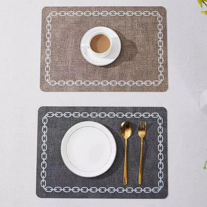 Monzzi Non-Slip Fabric Placemat for Square Tables