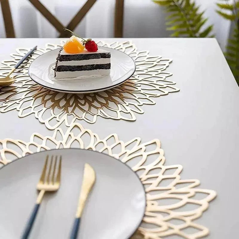 Textured Non-Slip Placemat for Elegant Table Settings