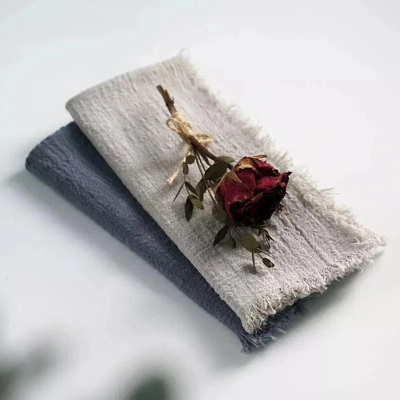 Monzzi 20-Piece Rustic Cotton Napkin Set