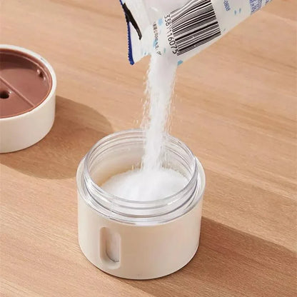 Monzzi Dispenser 6-Piece Magnetic Wall Spice Rack Set