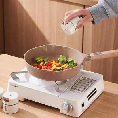 Monzzi Dispenser 6-Piece Magnetic Wall Spice Rack Set