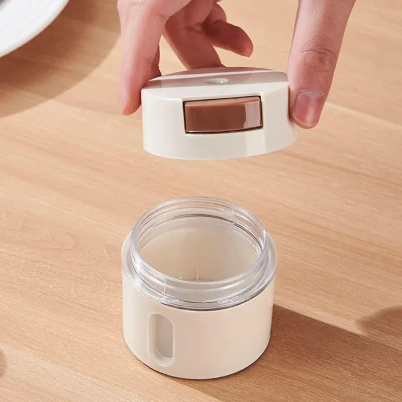 Monzzi Dispenser 6-Piece Magnetic Wall Spice Rack Set