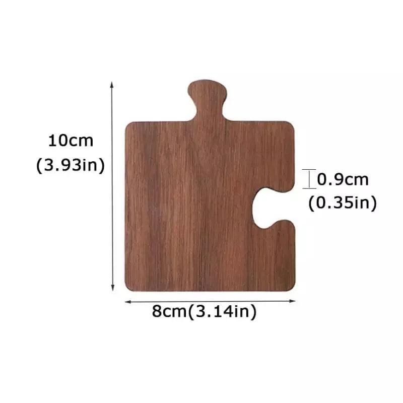 Monzzi Nogueira Wooden Pot Rest and Coaster Set