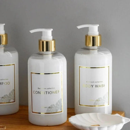 Monzzi 3-Piece Bathroom Liquid Soap Dispenser Set