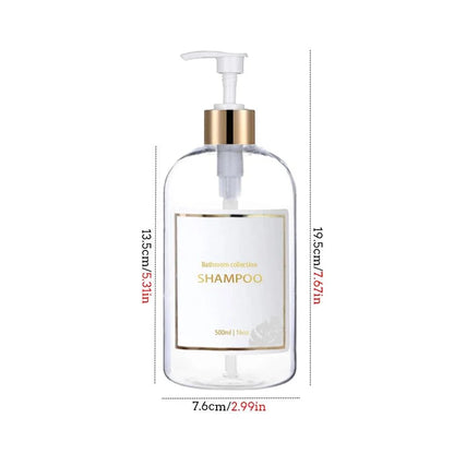 Monzzi Bathroom 3-Piece Liquid Soap Dispenser Set