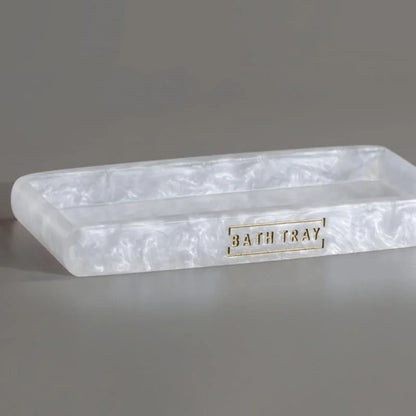 3-Piece Golden Resin Bathroom Set with Dispenser and Toothbrush Holder