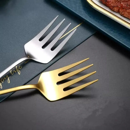 Monzzi 6-Piece Gold Stainless Steel Kitchen Utensils Set