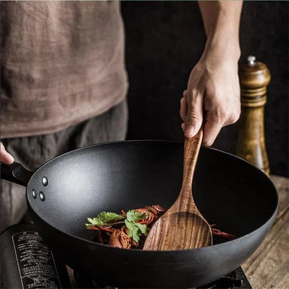 7-Piece Teak Wood Kitchen Utensils Set by Monzzi