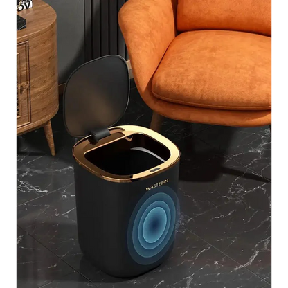 Monzzi 12L Automatic Sensor Trash Can for Bathroom and Kitchen