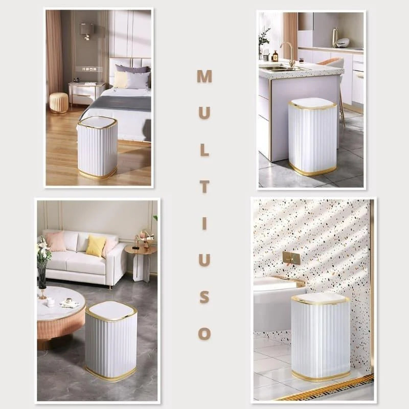 15L Sensor-Activated Automatic Trash Can for Bathroom and Kitchen by Monzzi