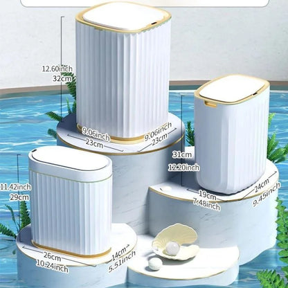 15L Sensor-Activated Automatic Trash Can for Bathroom and Kitchen by Monzzi