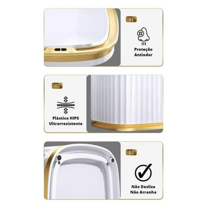 15L Sensor-Activated Automatic Trash Can for Bathroom and Kitchen by Monzzi