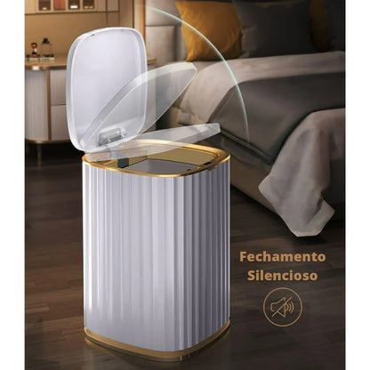 15L Sensor-Activated Automatic Trash Can for Bathroom and Kitchen by Monzzi