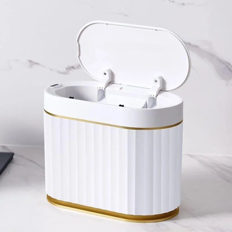 Monzzi Sensor-Activated Automatic Trash Can for Bathroom and Kitchen