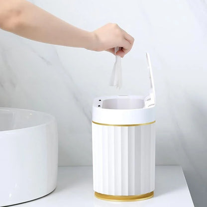 Monzzi Sensor-Activated Automatic Trash Can for Bathroom and Kitchen