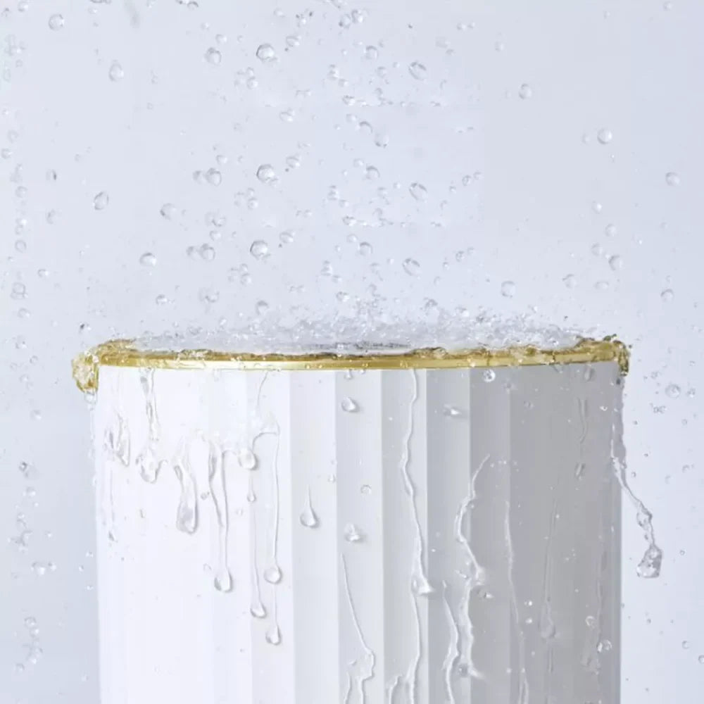 Monzzi 9L Automatic Round Trash Can with Sensor for Kitchen and Bathroom