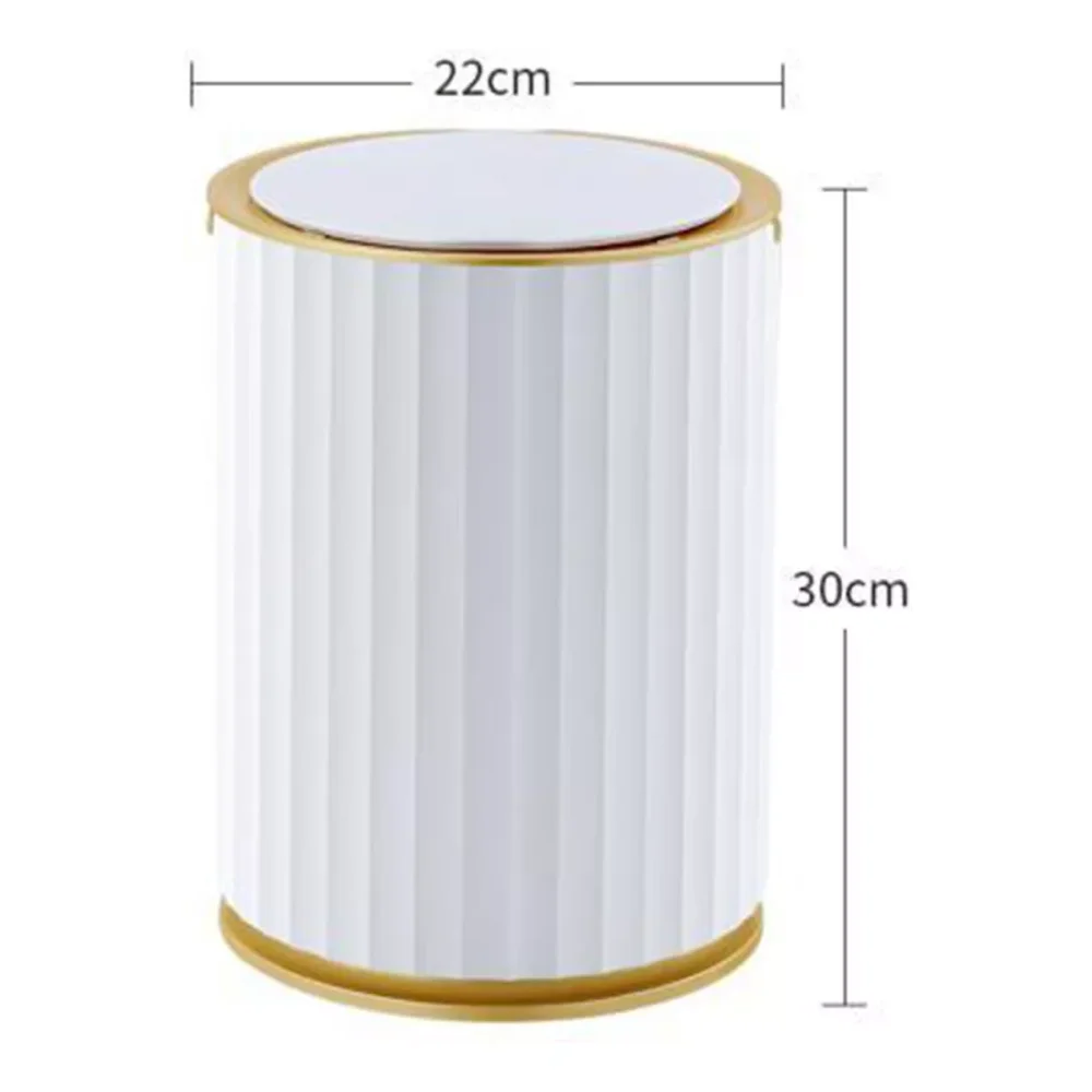 Monzzi 9L Automatic Round Trash Can with Sensor for Kitchen and Bathroom
