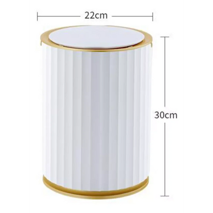 Monzzi 9L Automatic Round Trash Can with Sensor for Kitchen and Bathroom