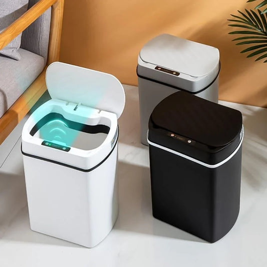 Monzzi 15L Smart Trash Can with Automatic Sensor for Kitchen and Bathroom
