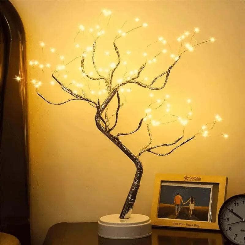 Charming LED Tree Lamp for Bedroom, Living Room, and Table Decor