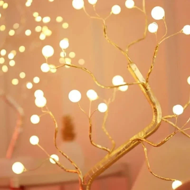 Charming LED Tree Lamp for Bedroom, Living Room, and Console Table Decor