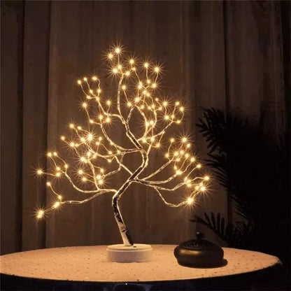 Charming LED Tree Lamp for Bedroom, Living Room, and Table Decor
