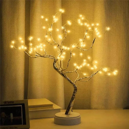Charming LED Tree Lamp for Bedroom, Living Room, and Table Decor
