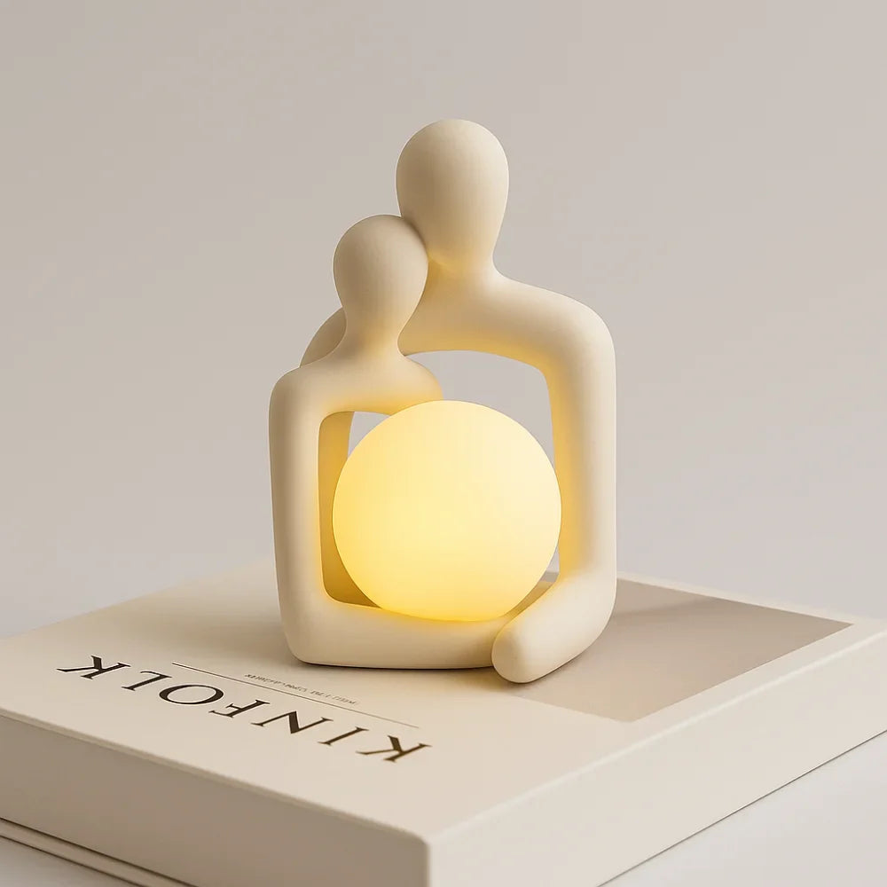 Nordic-Inspired Couple Lamp for Bedroom and Living Room Decor