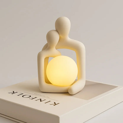 Norse-Inspired Couple Lamp for Bedroom and Living Room Decor