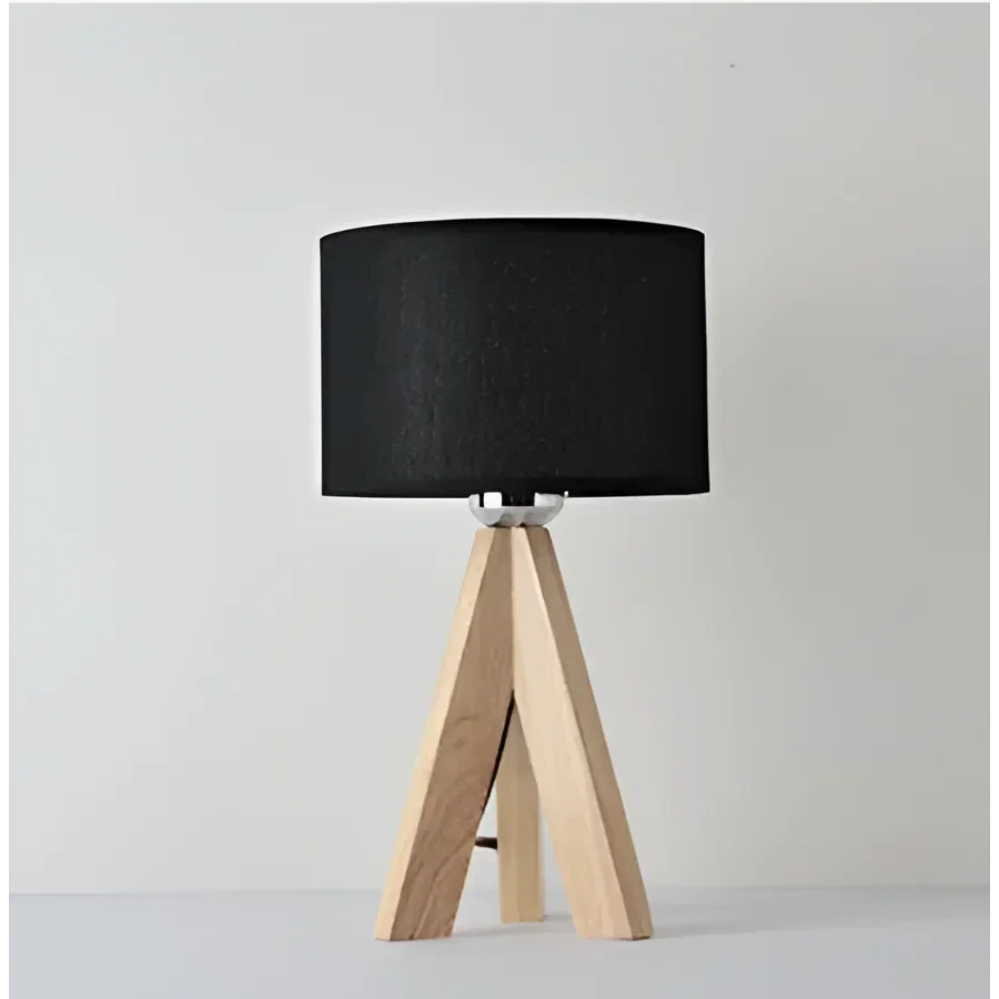 Monzzi Wooden Table Lamp for Bedroom and Office