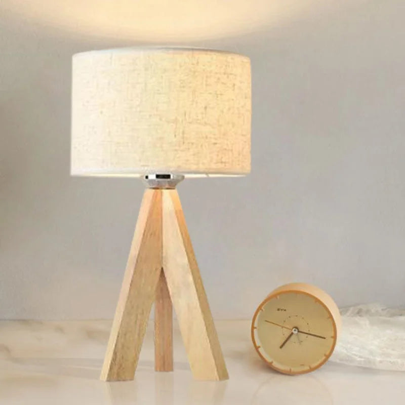Monzzi Wooden Desk Lamp for Bedroom and Office