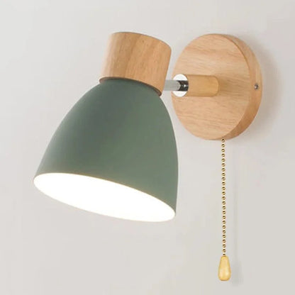 Nordic Style LED Wall Lamp in Wood for Elegant Monzzi Decor