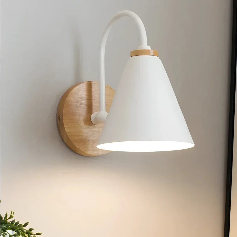 Contemporary Minimalist Metal LED Wall Light by Monzzi