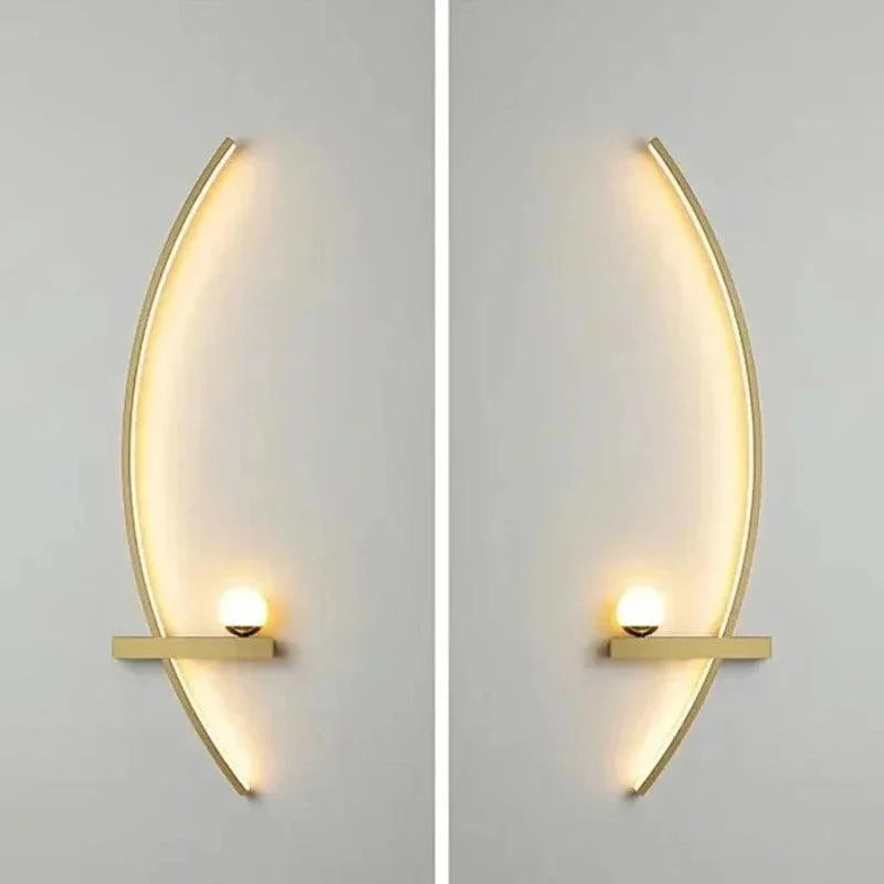 Contemporary Minimalist LED Wall Sconce with Remote Control by Monzzi