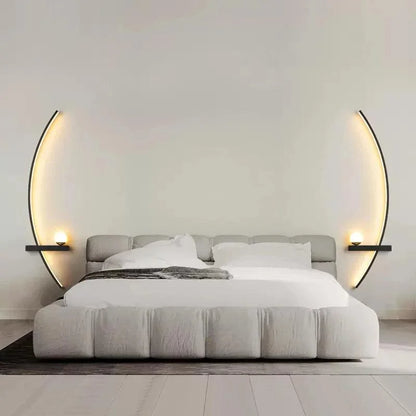 Contemporary Minimalist LED Wall Sconce with Remote Control by Monzzi