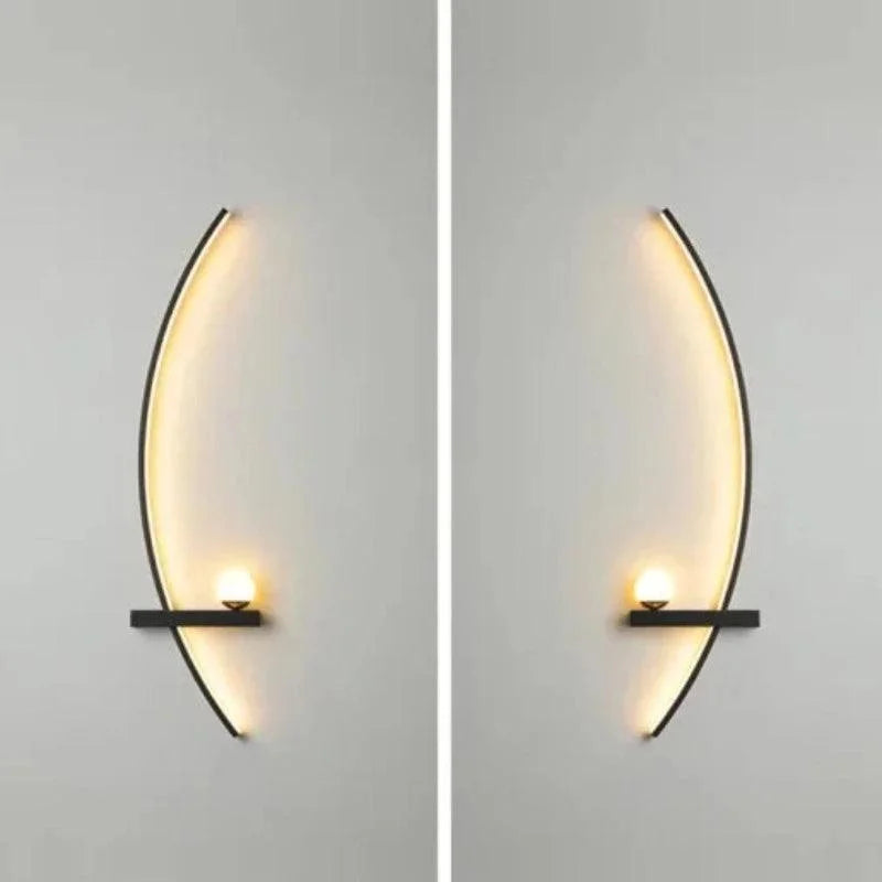 Contemporary Minimalist LED Wall Sconce with Remote Control by Monzzi