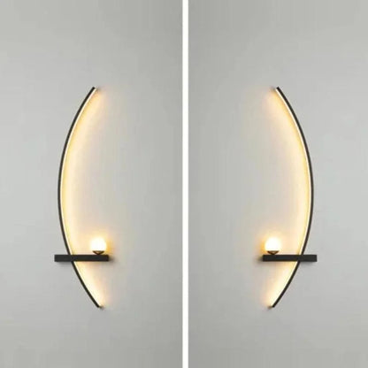Contemporary Minimalist LED Wall Sconce with Remote Control by Monzzi