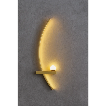 Contemporary Minimalist LED Wall Sconce with Remote Control by Monzzi