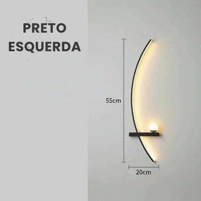 Contemporary Minimalist LED Wall Sconce with Remote Control by Monzzi