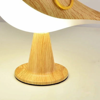 Monzzi Touch-Activated Wooden Bird LED Lamp for Bedroom