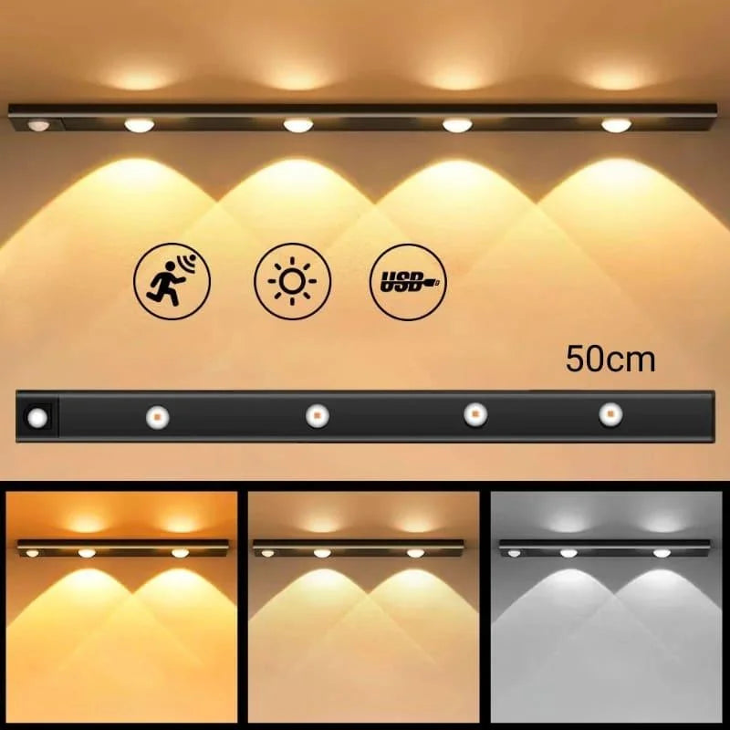 Motion Sensor Magnetic LED Lamp with Monzzi Battery