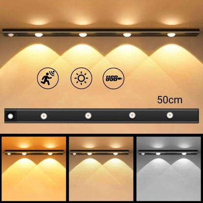 Motion Sensor Magnetic LED Lamp with Monzzi Battery