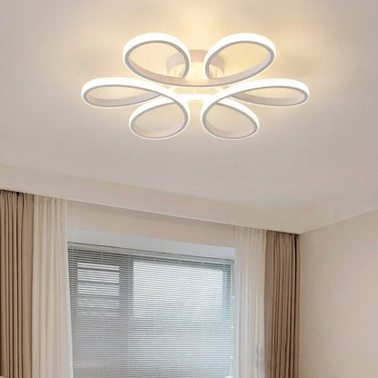 Aluminum Floral Design Ceiling Lamp for Living Room and Bedroom - Monzzi