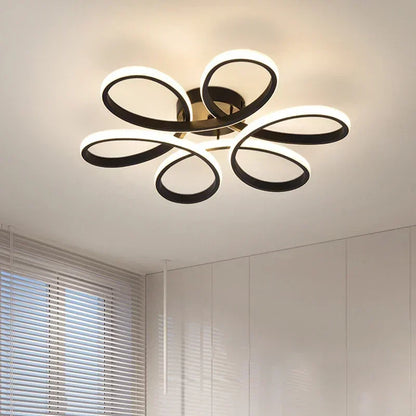 Aluminum Floral Design Ceiling Lamp for Living Room and Bedroom - Monzzi