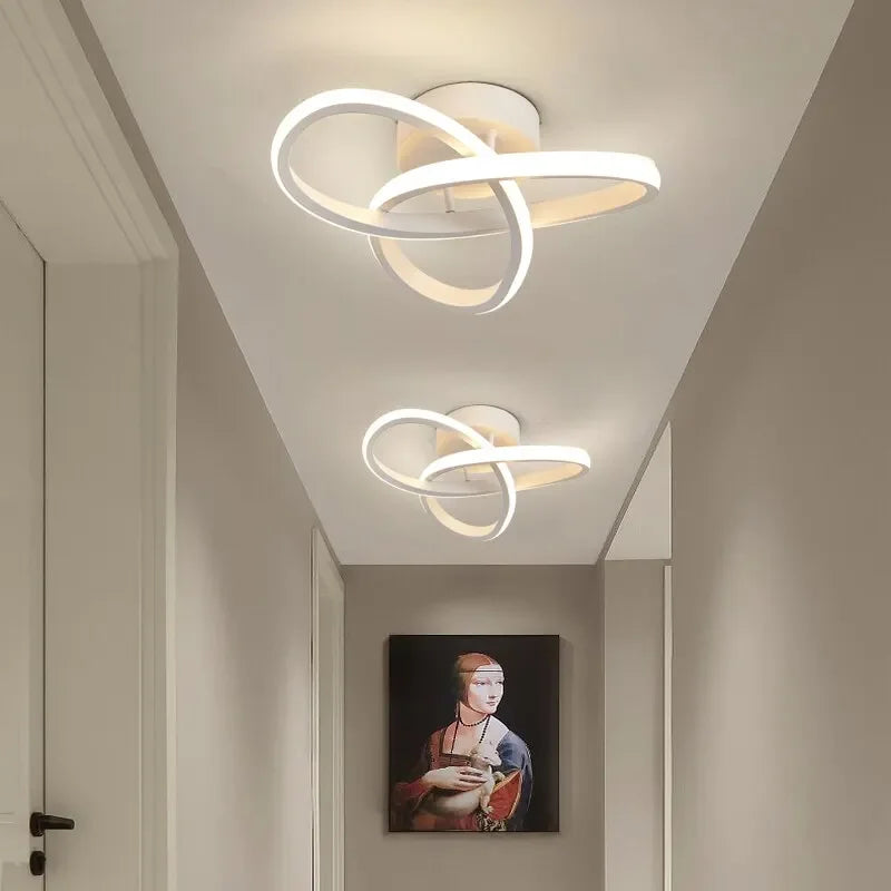 Monzzi 3-Color LED Ceiling Chandelier for Bedroom and Dining Room