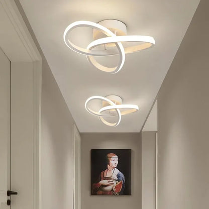 Monzzi 3-Color LED Ceiling Chandelier for Bedroom and Dining Room