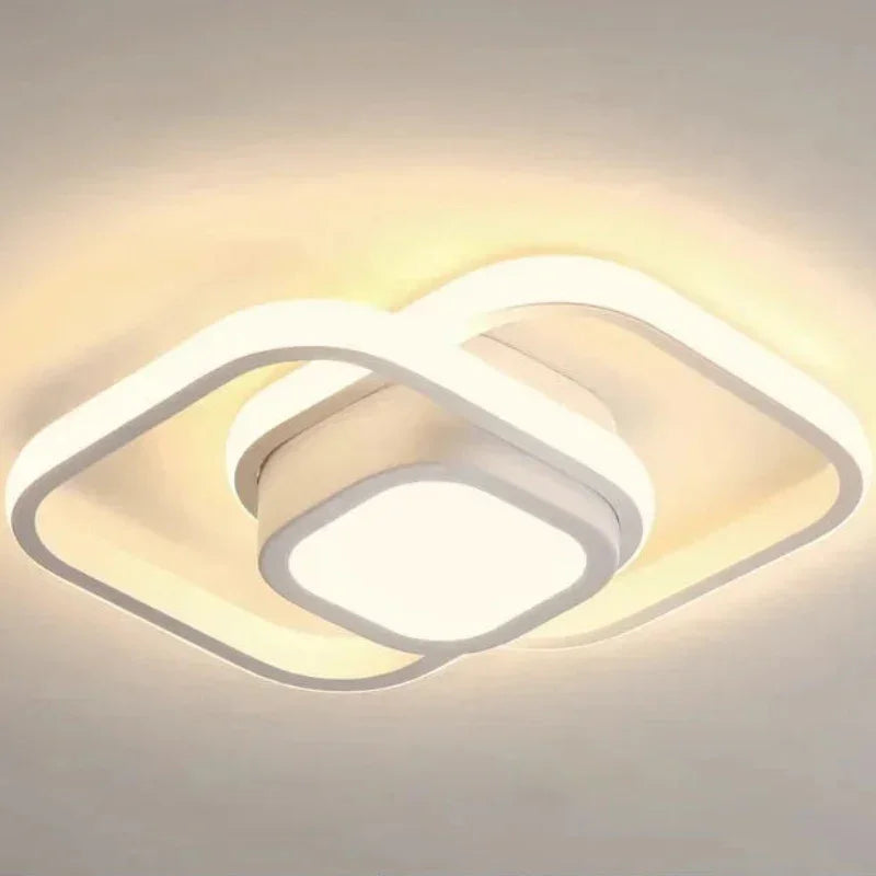 Contemporary LED Chandelier with 3 Color Options for Bedroom and Living Room - Monzzi