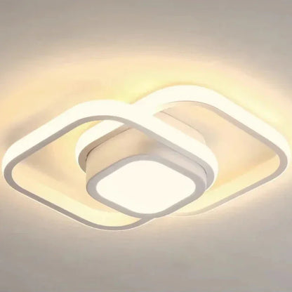 Contemporary LED Chandelier with 3 Color Options for Bedroom and Living Room - Monzzi