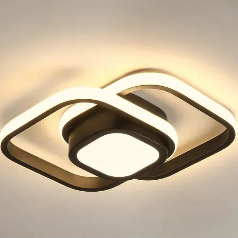 Contemporary LED Chandelier with 3 Color Options for Bedroom and Living Room - Monzzi