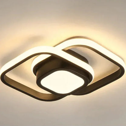 Contemporary LED Chandelier with 3 Color Options for Bedroom and Living Room - Monzzi